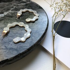 Jewelry - Resin Hoop Earrings Jewelry - Resin Hoop Earrings